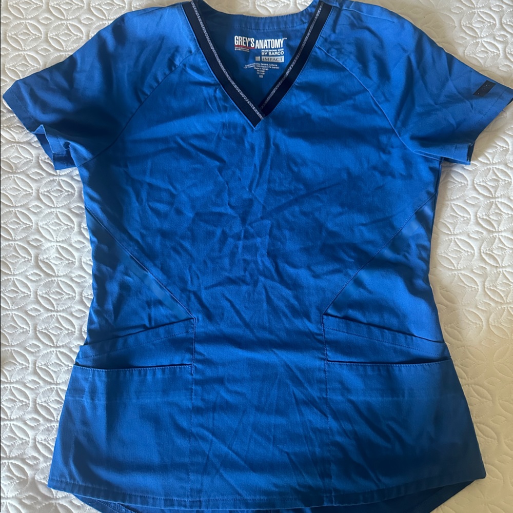 Blue Grey’s Anatomy scrub top